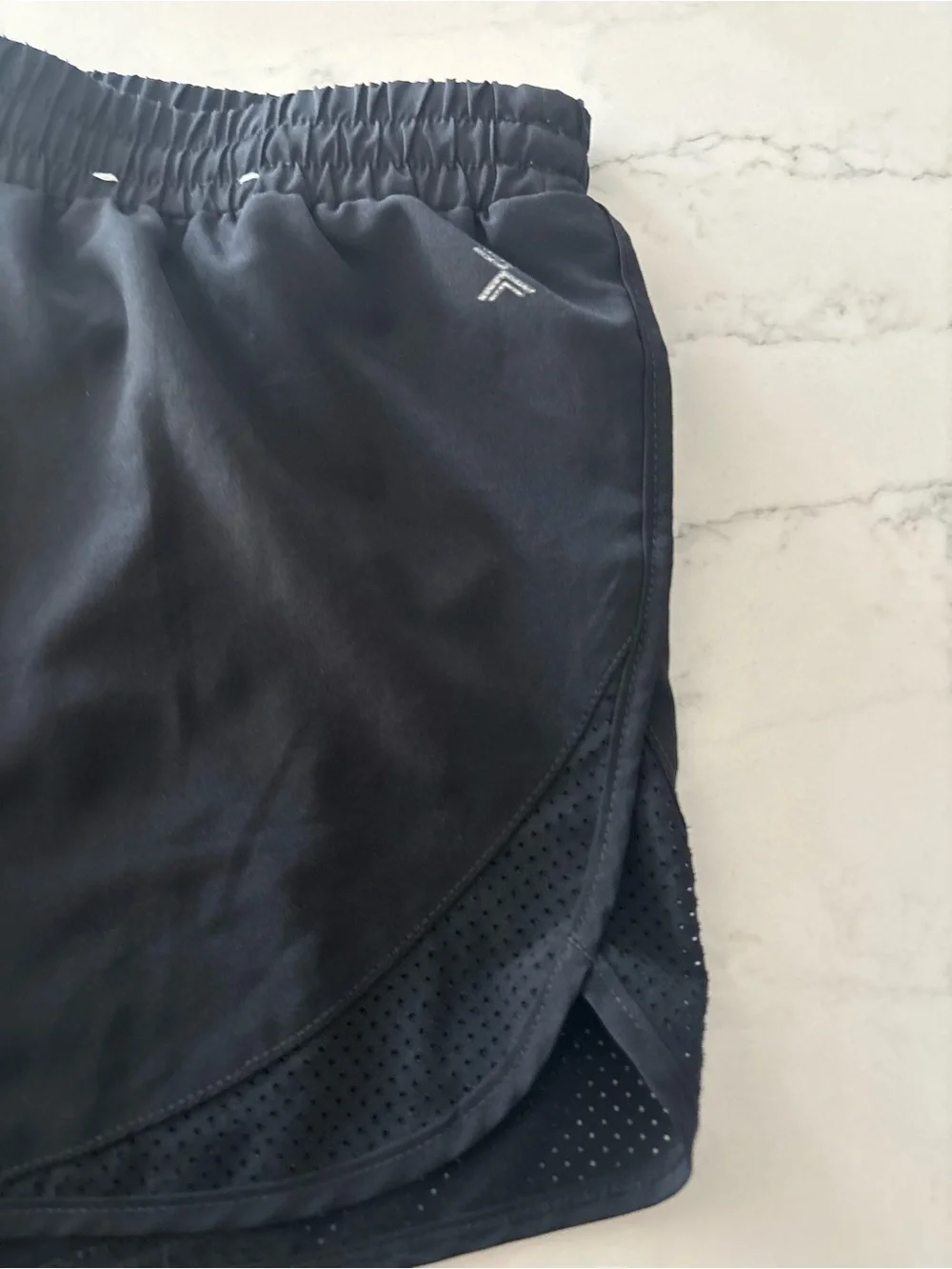 Girls Black Athletic Shorts - Lightweight Run Shorts and Tank